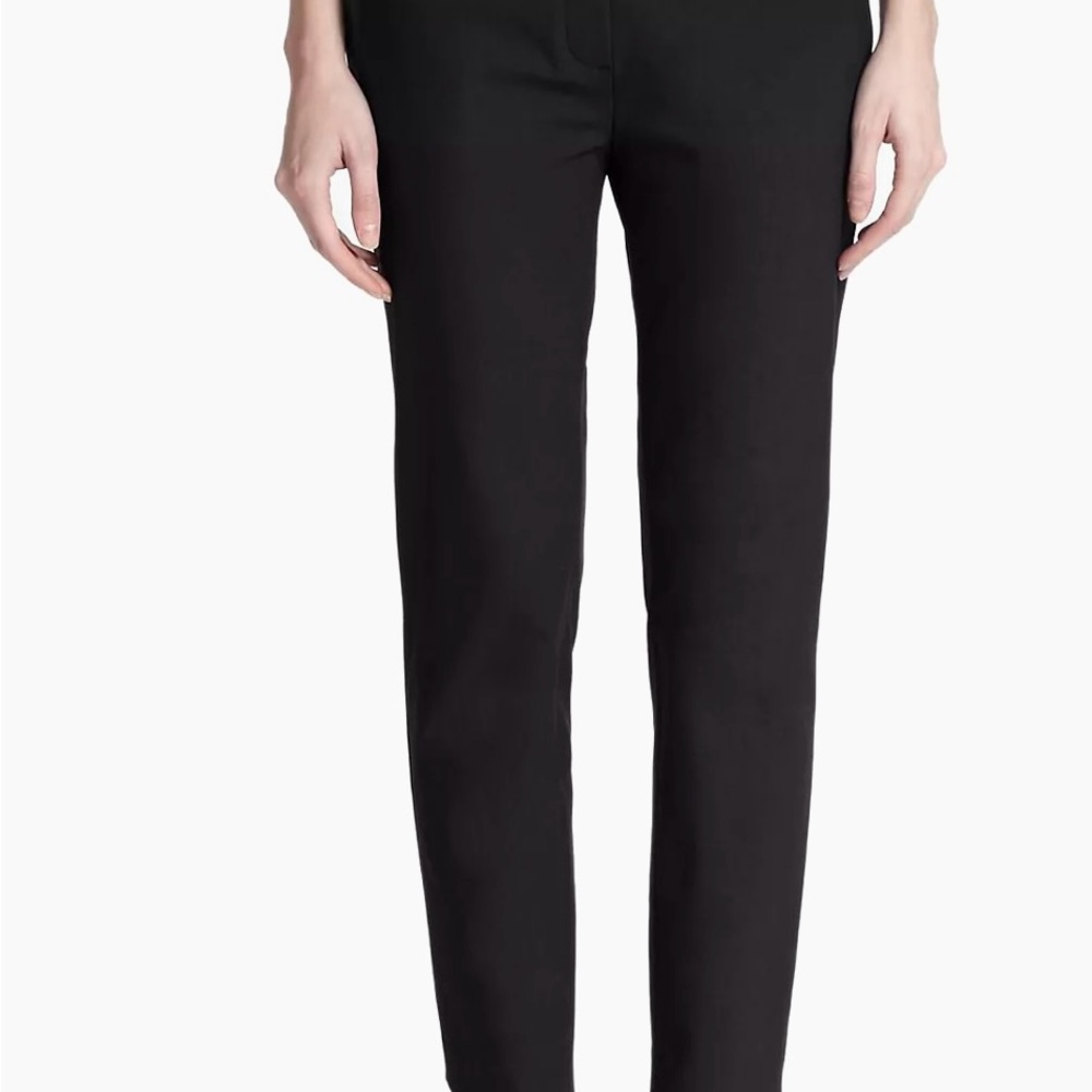 Theory Thaniel Twill Slim-Fit Crop Pants worn 3x